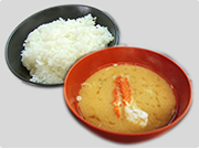 ライスセット（かに汁）